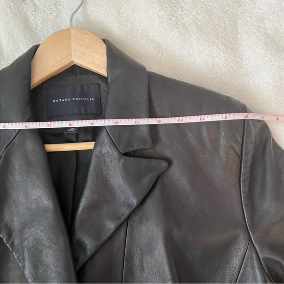 Banana Republic Leather Jacket - Picture 11 of 12